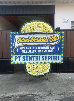 Papan Bunga Duka di Nangkakoneng